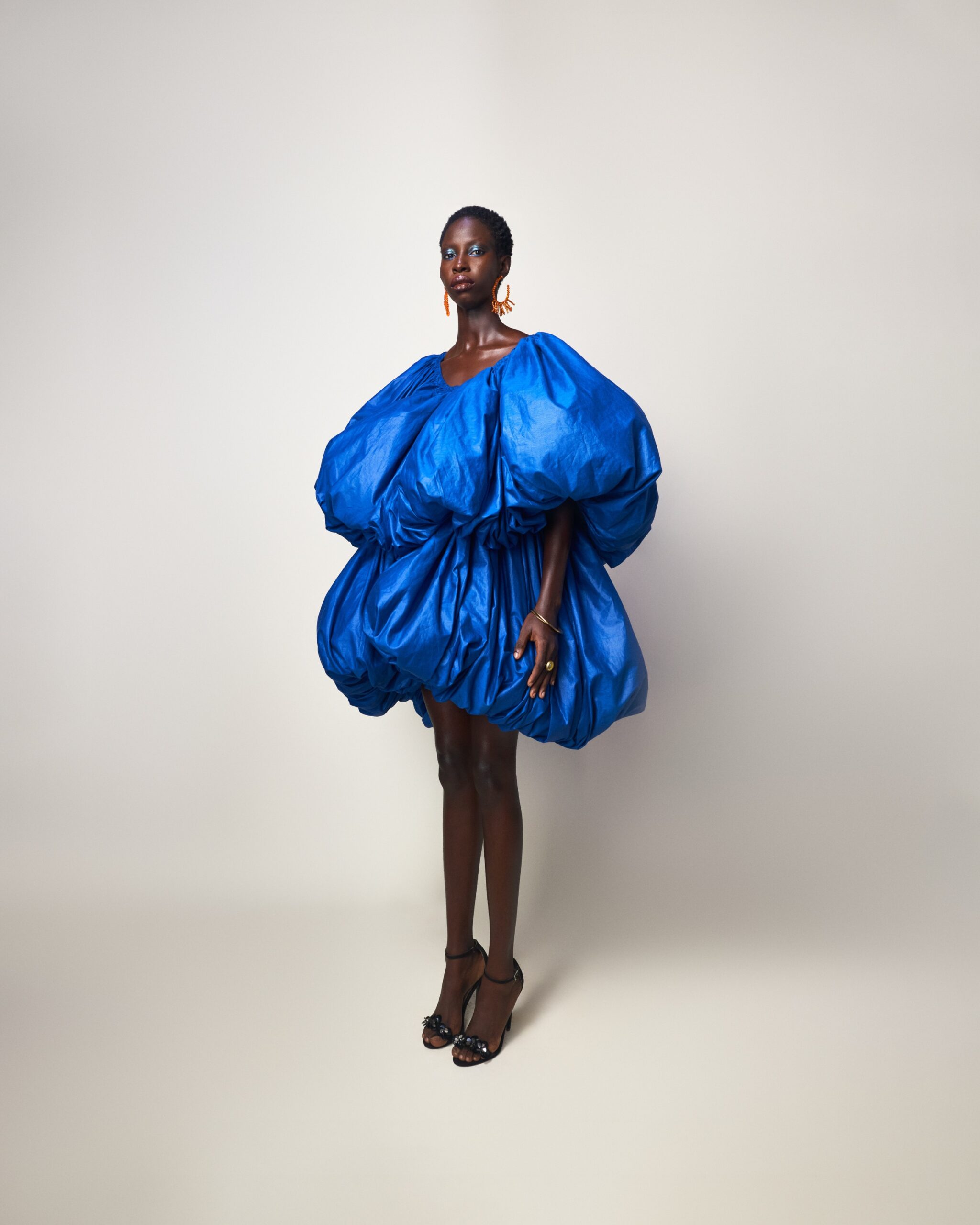 Blue Bubble Dress - Image 3