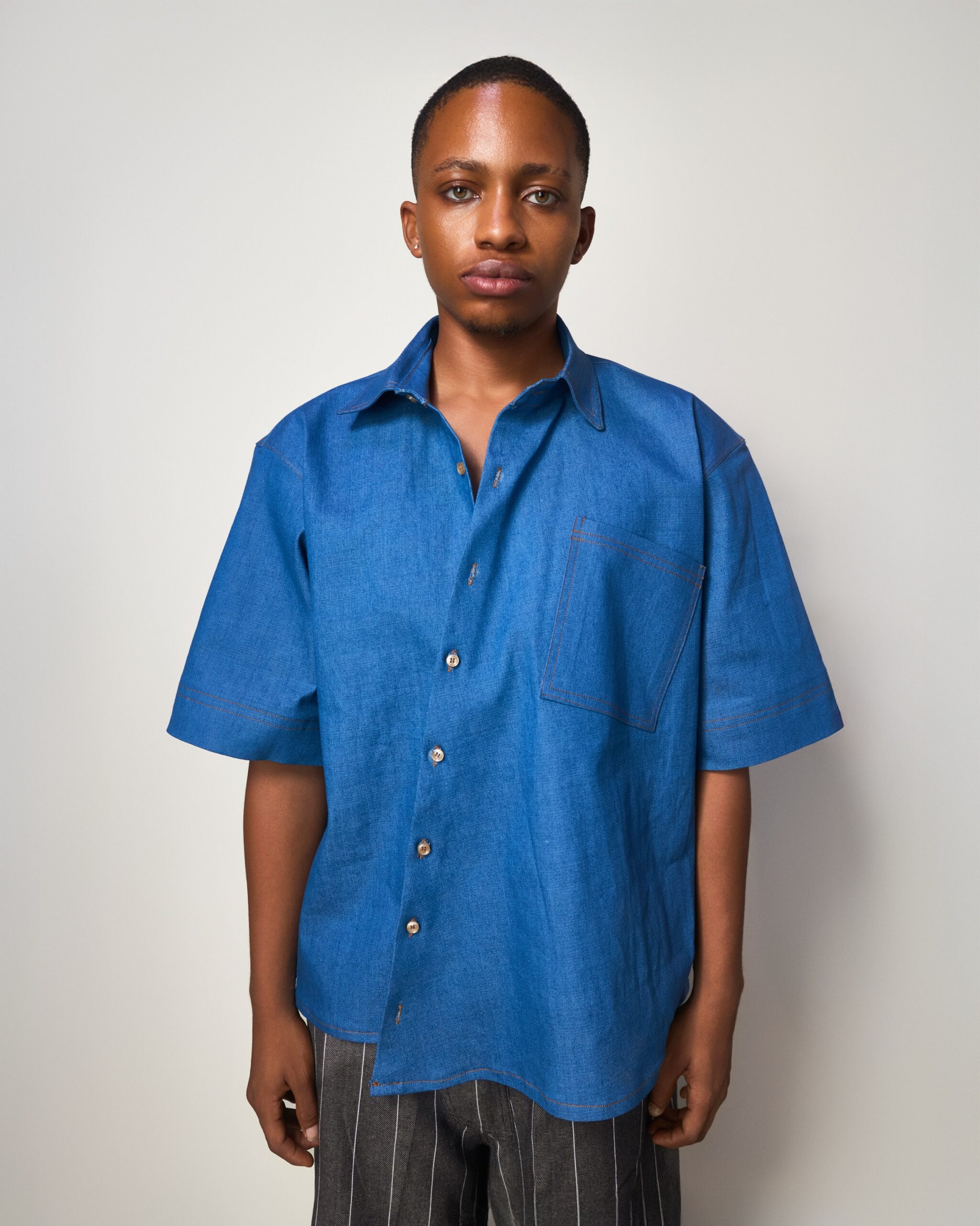 Blue Denim Box Shirt